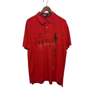 🐎 Vtg Polo Ralph Lauren “Everest” Big Pony Polo Shirt Custom Fit size XXL